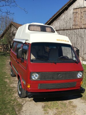 VW T3 Joker Marsalarot 1,6 TD - VW T3 Joker Marsalarot 1,6 TD (1987) – Restauration