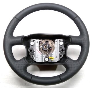 VW T4 Lenkrad Glatt/Perforiert Schwarz / Naht Schwarz