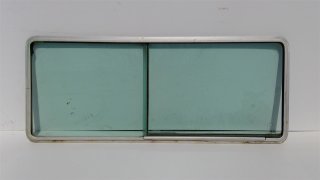VW T3 Schiebefenster rechts 105 cm ab 85  Gr&uuml;ncolor 1/2 Teilung
