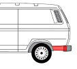 VW T3 Anschlussblech D-Säule hinten links unten