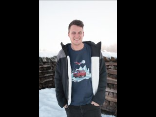 Bus Service Bodensee T-Shirt Winter 2021 Herren XXL