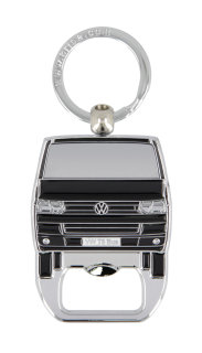 VW T5 Schlüsselanhänger mit Flaschenöffner Schwarz