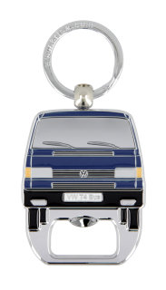 VW T4 Schlüsselanhänger mit Flaschenöffner Blau