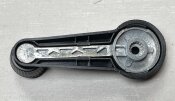 VW T3 Fensterkurbel Chromring schwarz