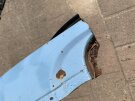 VW T3 A-Säule rechts Reparaturstück Blau