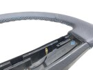 VW T3 Bluestar Lenkrad Glatt/Perforiert Naht Hellblau 42cm