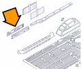 VW T4 Unterholm Verstärkung vorne rechts innen