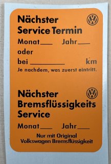 Aufkleber "Volkswagen Service"