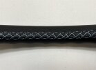 VW T3 Lenkrad Glatt/Perforiert schwarz Naht Hellblau 46cm