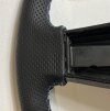 VW T3 Lenkrad Glatt/Perforiert schwarz Naht Hellblau 46cm