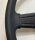 VW T3 Lenkrad Glatt/Perforiert schwarz Naht Hellblau 46cm
