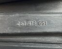 VW T3 Lenkrad Glatt/Perforiert schwarz Naht Rot 46cm