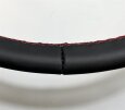 VW T3 Lenkrad Glatt schwarz Naht Rot 46cm