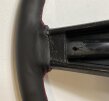 VW T3 Lenkrad Glatt schwarz Naht Rot 46cm