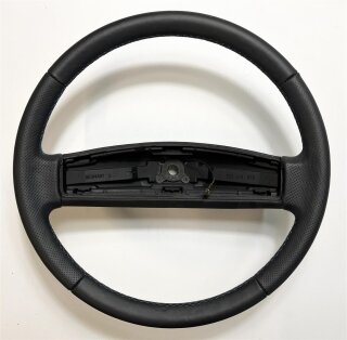 VW T3 Bluestar Lenkrad Glatt / Perforiert Schwarz Naht Blau 42cm
