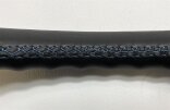 VW T3 Bluestar Lenkrad Glatt / Perforiert Schwarz Naht Blau 42cm