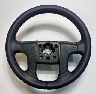 VW Golf 2 GTI Lenkrad Glatt Naht Rot 37cm