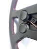VW Golf 2 GTI Lenkrad Glatt/Perforiert Naht Rot 38cm