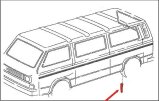 VW T3 Steinschlagschutzfolie hinten links