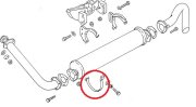 VW T3 Endschalldämpfer Halteband WBX