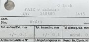 Benzinschlauch Polyamidrohr schwarz innen 6 mm x 20 m