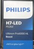 H7 LED Philips Ultinon Pro6000 HL Boost