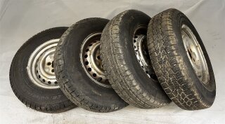 VW T3 4 X Winterräder Stahlfelgen 5,5x14 185 R14 C