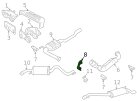 VW T4 Halter Auspuffanlage