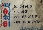 VW T2 Türgriff außen vorne rechts/links mit Schlüssel NOS