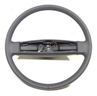 VW T3 Lenkrad Multivan 45 cm glatt schwarz / Naht schwarz