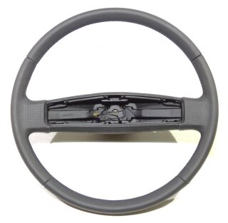 VW T3 Lenkrad Multivan Glatt/Perforiert Schwarz / Naht Schwarz 45 cm